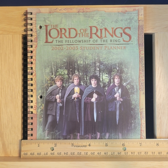 LORD OF THE RINGS STUDENT PLANNER (2003) **BRAND NEW** - Picture 3 of 8